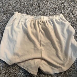 Women's Cream Shorts